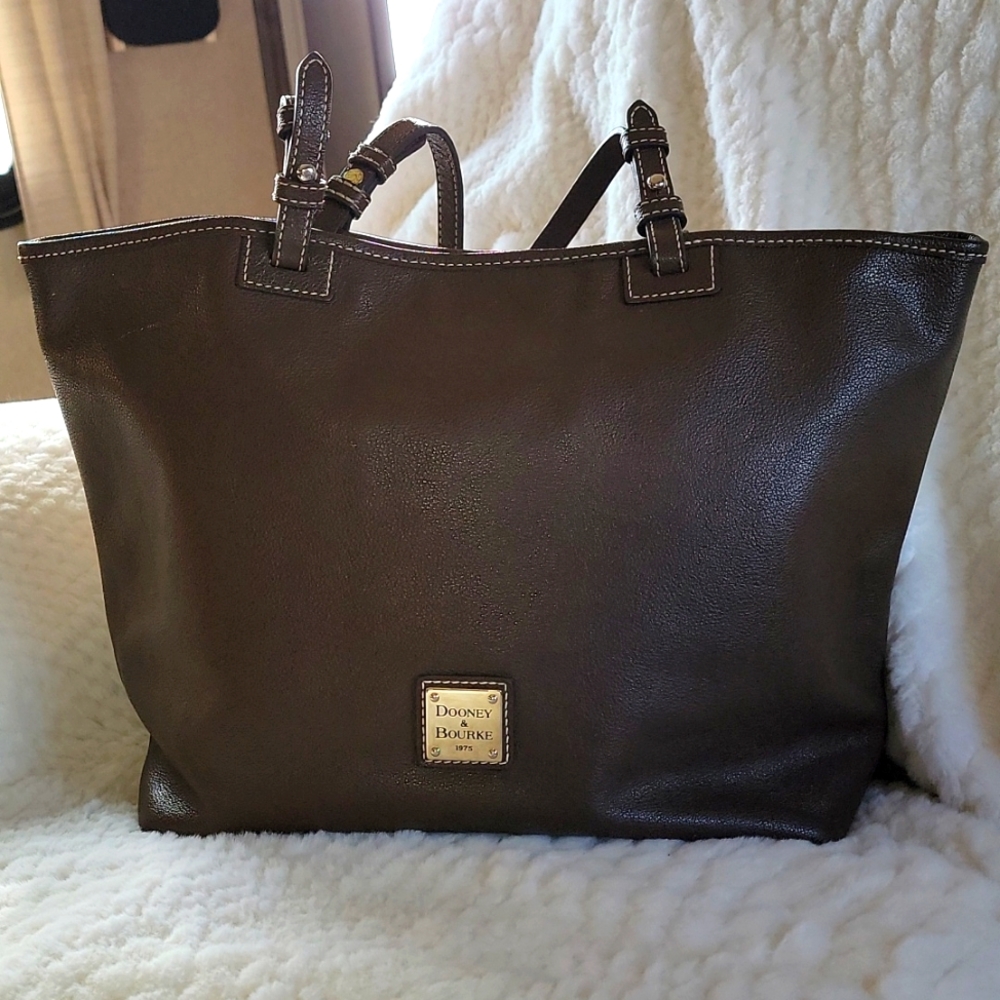 Dooney & Burke Brown leather tote
